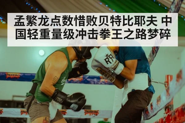 孟繁龙点数惜败贝特比耶夫 中国轻重量级冲击拳王之路梦碎